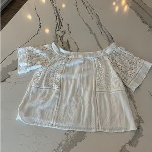 Off the shoulder Crochet Top